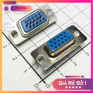 [10 Pieces]- DB15 Port 15 Pins Straight 3 Rows Solder Wire Connector World Chip