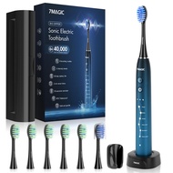 Sonic Electric Toothbrush for Adults, Rechargeable Toothbrush with 6 Mode & 3 Intensity, 40000VPM To