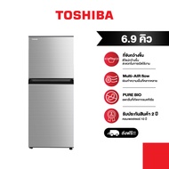 TOSHIBA ตู้เย็น 2 ประตู ความจุ 6.9 คิว รุ่น GR-RT252WE-DMTH(SS)