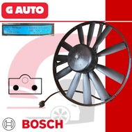 MERCEDES W124 W126 W201 BLOWER RADIATOR  FAN MOTOR 16" BOSCH 0130 703 200 (0005005093)
