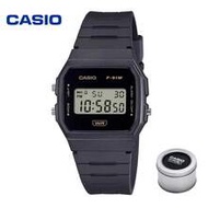 Casio F91W Square Digital Watch, Macaron Resin Wristwatch, Waterproof Student Watch, Vintage Afforda