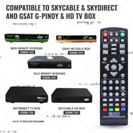 HUAYU Universal TV Remote Rm-D1155+5 /RM-D1258 VER for LED TV Skycable & Skydirect GSAT G-Pinoy & HD