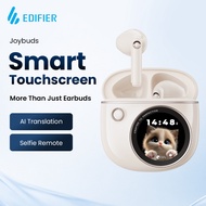 [New] Edifier JoyBuds Wireless Earbuds | Smart Touchscreen Case | AI Translation | 35H Battery | Blu