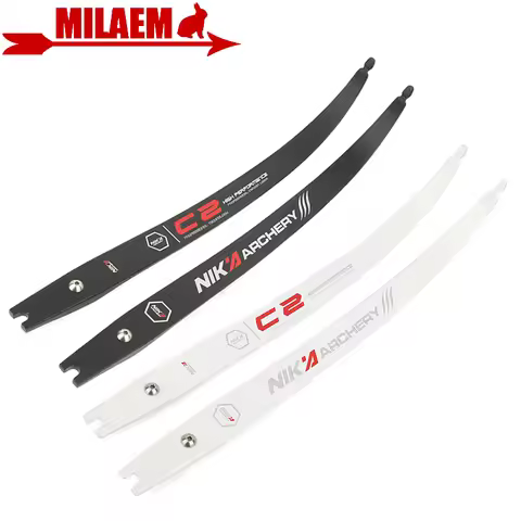 Archery ILF Recurve Bow Limbs C2 H25-68" Carbon 12-50LBS Hunting Target Shoting Bow and Arrow Access