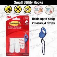 3M Command 17002 Small Utility Hooks (Hold up to 225g)