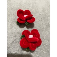 fuzzy wire hair clip