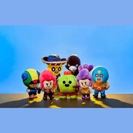 Line Friends x Brawl Stars 荒野亂鬥 毛公仔 卡通玩偶 可愛Q版