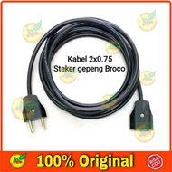 Flat Plug Connection Black Broco Flat Plug extension Electric Cable Connection