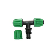 ☠16mm PE Pipe Barb Connecters 1/2\" x 4mm Reduced Tee Fitting Elbow End Plug Lock nut Pipe Coup*bI.