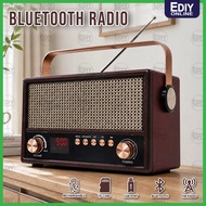 CLASSICAL ANTIQUE MP3 MUSIC MULTIMEDIA PLAYER FM RADIO PORTABLE NOSTALGIC SPEAKER WOODEN RECHARGEABL