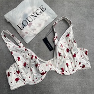 Plus size bra 32G 34F 36B 36c 3636E 38G 40D made in the US by LOUNGE. Bra made from recycled plastic