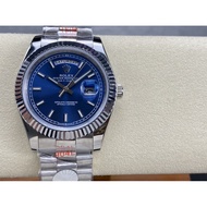 D.ay-d.ate Deep Blue Dial Dual Calendar Display Men's Watch, 36/41MM Fashion Casual Automatic Mechan