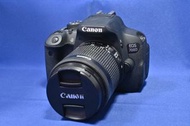 新淨 Canon 700D w/ 18-55mm kit 連鏡頭套裝 輕巧機身 自拍螢幕 新手合用 易上手