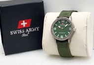 Jam Tangan SWISS ARMY 8218 Wanita Cewek Casual Watch Tali Kanvas Bonus Box dan Garansi Sa84021