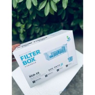 Jeneca Overflow Filter XGD15–XGD19 | For Mini Aquarium 30–60cm | Free Filter Material, 6W Pump