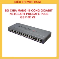 Network Splitter - 16 Port Gigabit NetGear ProSafe Plus Switch (GS116E v2) Vlan Splitter, With Manag