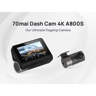 70mai 4K Dash Cam A800S Built-in GPS ADAS 140FOV 70mai Camera Car DVR 24H Parking Monitor Front Cam 