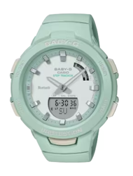 นาฬิกาCasio bluetooth BABY-G นาฬิกาผู้หญิง สายเรซิ่น รุ่น BSA-B100-1A/BSA-B100-2A/BSA-B100-4A2/BSA-B