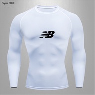 Men Quick Dry Jerseys Compression  Fitness Running Jogging Training Workout Tshirt