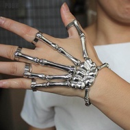 [PDBH Fashion Store] Steam Punk Bracelet Gothic Hand Skull Skeleton Adjustable Bangles Jewelry