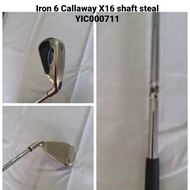 Callaway X16 Iron 6 golf Stick Used Callaway X22 Steel Shaft 5 Iron/