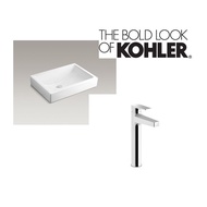 KOHLER Ladena Counter top basin Bundle With taut tall Mixer tap