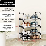 LG Rak Sepatu 8 Susun Gantungan Payung Rak Sepatu Stainless Steel Rak Sepatu Portable Serbaguna