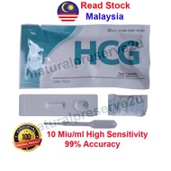 Kit Ujian Kehamilan HCG Pregnancy Test Cassette Urine Rapid Test Kit High Sensitivity UPT