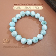 Jade Dan Tam - Larimar Stone Bracelet 10mm 5A - Water Element & Wood Element