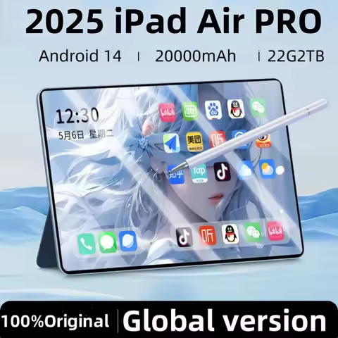 Original Tablet iPad Air Pro 12 Inch 22GB RAM 2TB ROM tablet Android 14 Core Pad Tablet PC Phone Dua