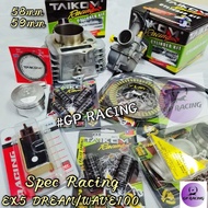 TAIKOM PACKAGE EX5 DREAM WAVE 100 BLOCK RACING SPEC 58MM 59MM TAIKOM RACING READY STOCK