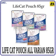 Lifecat WET Cat FOOD Life Cat Pouch/saset/sasasaset 85 G 85G 85 GR 85GR