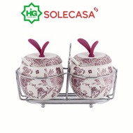 SOLECASA - 4" SPICE SET 2' W/STAND 8279-1 9-1-S157-R637