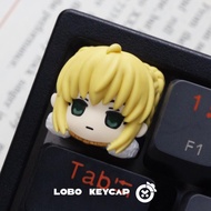 Fate Series Saber Theme Aaltolia Unique Resin Art Keycap King Kwon Shining Design Holy Sword Vow Col
