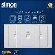Simon E3 305218S Data Outlet Cat.6