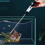 SEPTEMBER Fish Tank Feces Suction Tool, Plastic with Extension Tube Fish Feces Suction Pipe, Univers