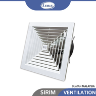 [SIRIM] LEMAX 8" 10" 12" Exhaust Fan Ceiling 100% Copper Motor Ventilation Fan Kipas Ekzos Siling XF