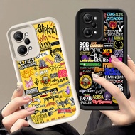 Case for Xiaomi Redmi 13X Note poco X5 F6 13 12 F5 Pro Turbo 3 5G Q-77 Rock Band