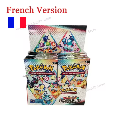 French 360Pcs Pokemon TCG Scarlet & Violet Prismatic Evolutions Classics Booster Box Pokemon Trade C