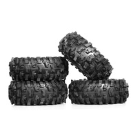 Stable performance- <br>4pcs 51mm 1.0inch Beadlock Wheel Tire Set for 1/18 1/24 RC Crawler Car TRX4M