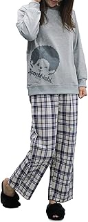 Toba Nihon Monchichi MP42857-11 Women's Pajama Set, Loungewear, Size M - L, Gray, M, grey (grey marl