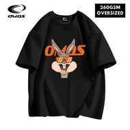 OMOS 260GSM Oversized T-Shirt Rabbit