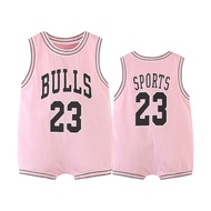 Pink Bulls 23 Baby Romper Bodysuits & Jumpsuits 3 Months - 3 Years Old