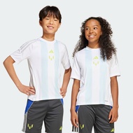 adidas ฟุตบอล เสื้อฟุตบอลเทรนนิง Messi สําหรับเด็ก เด็ก สีขาว JI5460