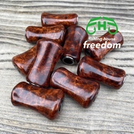 [FHF/fishing house freedom] Wood Handle Knob Paddle Type 2 Premium Padouk Burl (“Karin Burl”) (1 pie