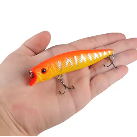 1PCS 9.5cm/11.5g Luya Bait Freshwater Perch Kill Wave Lie Surface Simulation Bait