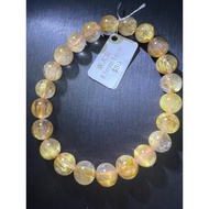 Golden rutilated quartz