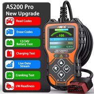 ANCEL AS200 Pro OBD2 Diagnostic Tool 2 In 1 Code Reader Engine Light Check 12/24V Auto Battery Syste