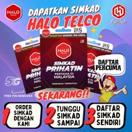 🔥[𝗦𝗜𝗠 𝗖𝗔𝗥𝗗 𝗛𝗔𝗟𝗢𝗧𝗘𝗟𝗖𝗢 𝗧𝗨𝗡𝗘𝗧𝗔𝗟𝗞] HALO EPIK - SimKad Unlimited Data &amp; Call All Phone Celcom 5G Coverage &amp; iPhone Support
