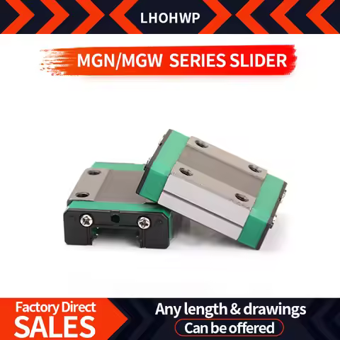 2PCS MGN7C MGN7H MGN9C MGN9H MGW7C MGW9H MGW12C MGW12H MGW15C MGW15H Linear Bearing Sliding Block Fo